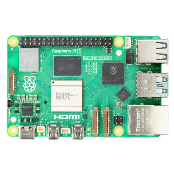 Nueva Venta caliente Raspberry Pi 5 Modelo B 4GB 8GB RAM Banda dual WIFI Soporte POE Raspberry Pi 5